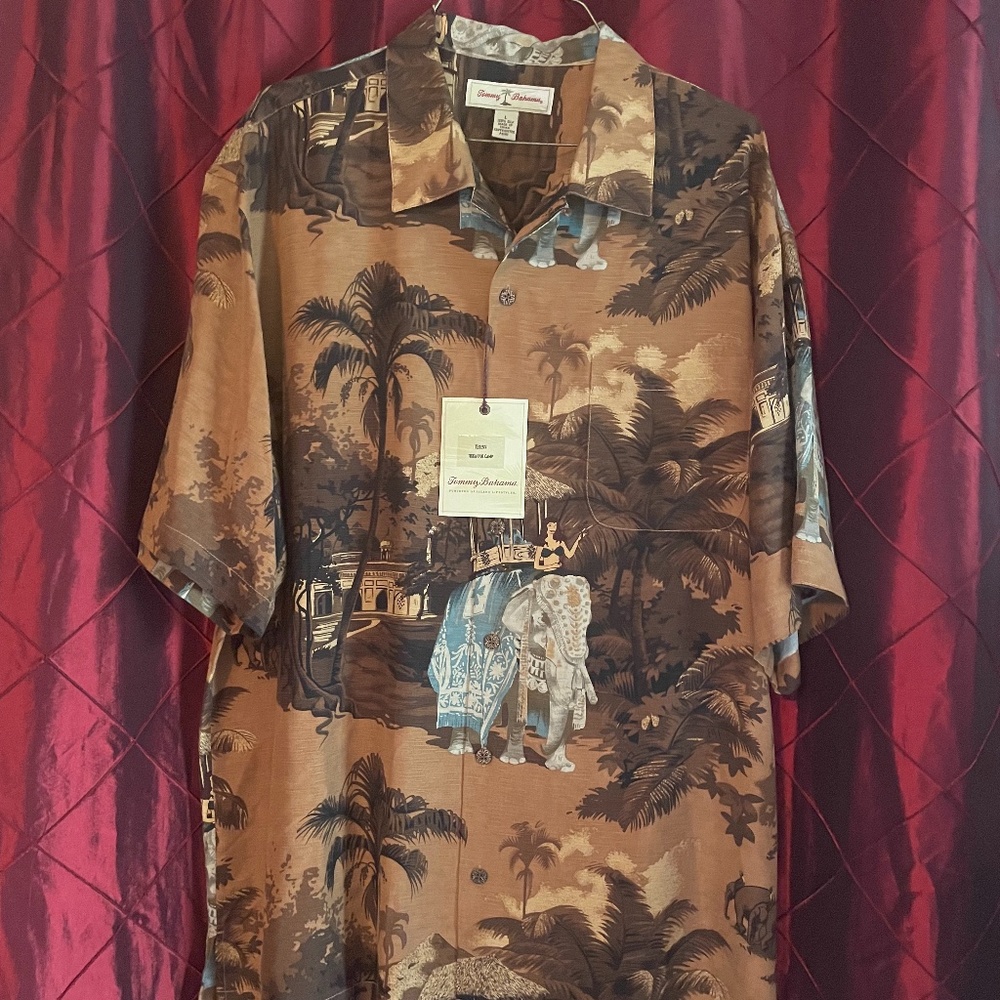 Tikka Taxi Camp Men's Silk Shirt